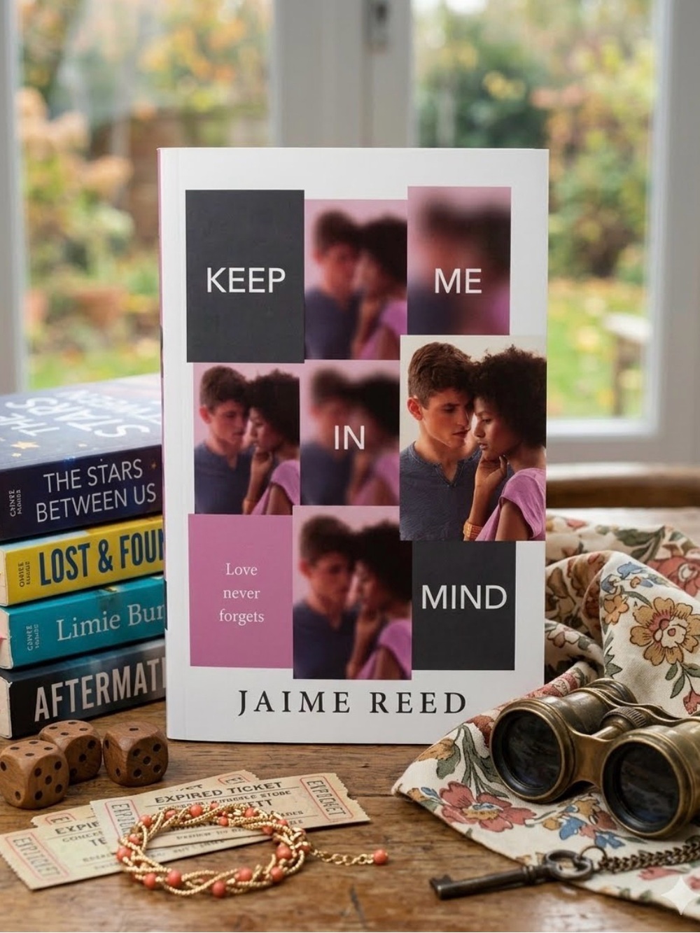 📖 Keep Me in Mind Jaime Reed Paperback - Pink & Black Cover 📖
